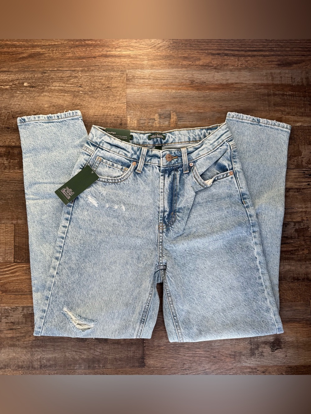 wild fable Light Blue Straight-Leg Women's Jeans